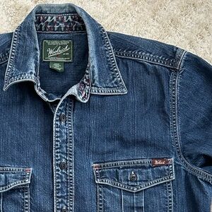Woolrich Denim Shirt Rare Red Stitching